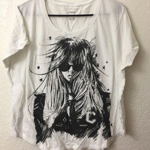 Converse Girl Wearing Sunglasses 🕶 Tee XL